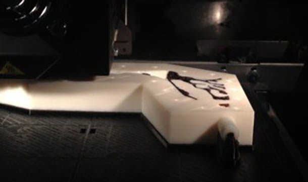 3D printed model of human airway